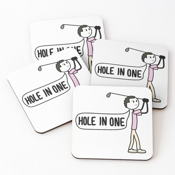 Item preview, Golf player saying "Hole in One" designed and sold by Polux Design.