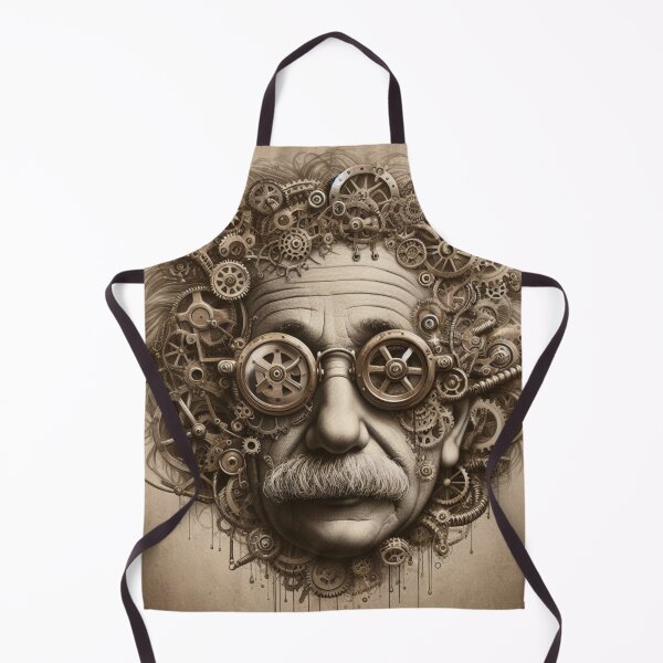Item preview, Albert Einstein Steampunk designed and sold by sevenmountains.