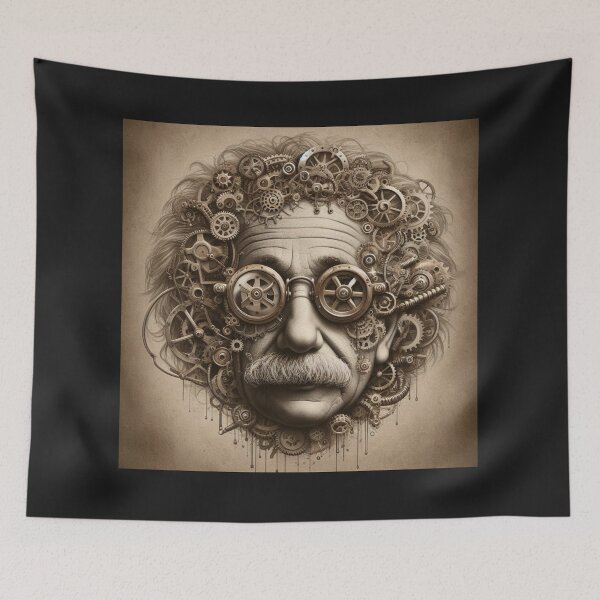 Item preview,  Albert Einstein Steampunk  designed and sold by sevenmountains.