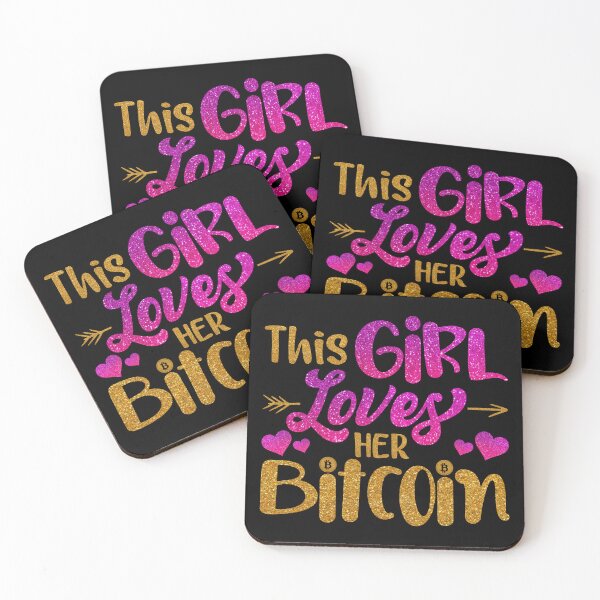 Item preview, This Girl Loves Her Bitcoin designed and sold by TheBitcoinStore.