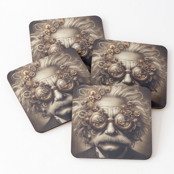 Item preview, Albert Einstein Steampunk designed and sold by sevenmountains.