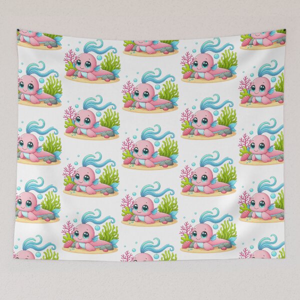 Item preview, Adorable Aquatic Delights: Watercolor Wonders of Baby Ocean & Sea Life designed and sold by dcohea.