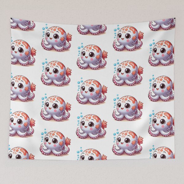 Item preview, Adorable Aquatic Delights: Watercolor Wonders of Baby Ocean & Sea Life designed and sold by dcohea.