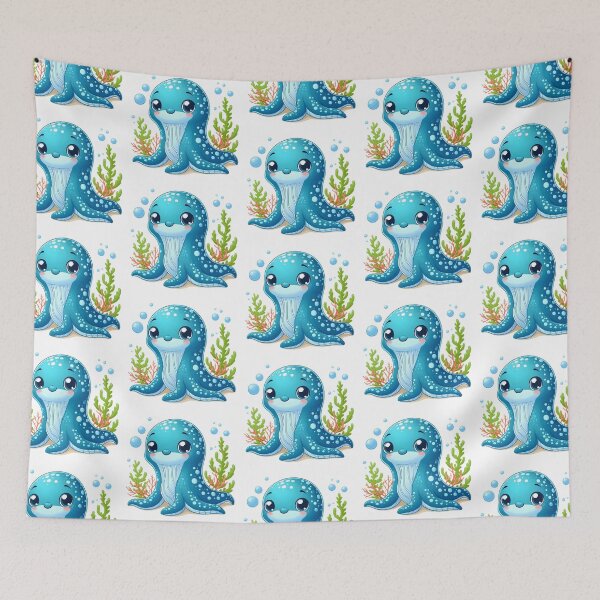 Item preview, Adorable Aquatic Delights: Watercolor Wonders of Baby Ocean & Sea Life designed and sold by dcohea.