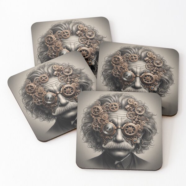 Item preview, Albert Einstein Steampunk  designed and sold by sevenmountains.