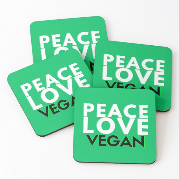 Item preview, PEACE LOVE VEGAN!  designed and sold by rubezcordez.