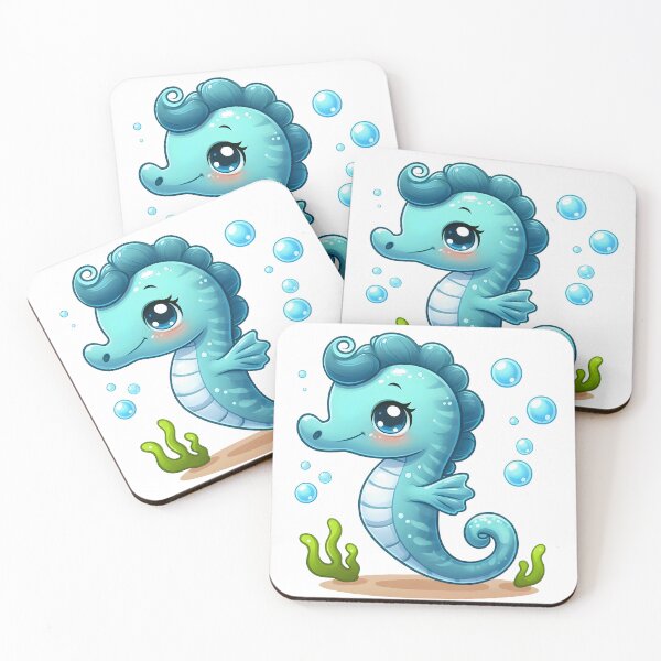 Item preview, Adorable Aquatic Delights: Watercolor Wonders of Baby Ocean & Sea Life designed and sold by dcohea.