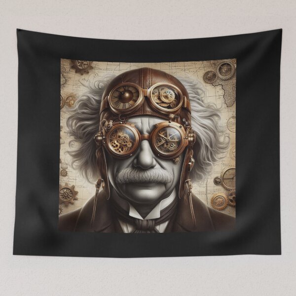 Item preview, Albert Einstein Steampunk  designed and sold by sevenmountains.
