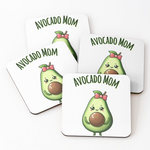 Item preview, Cute avocado mom, cartoon. designed and sold by ArtandSmile.