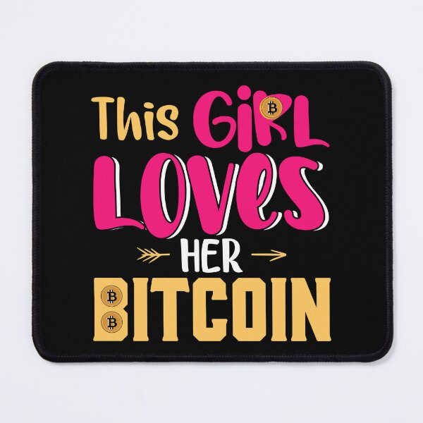 Item preview, This Girl Loves Her Bitcoin designed and sold by TheBitcoinStore.