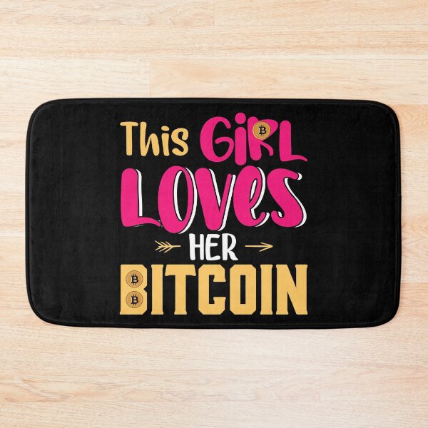 Item preview, This Girl Loves Her Bitcoin designed and sold by TheBitcoinStore.