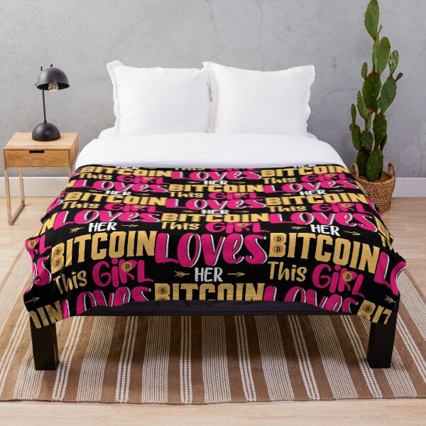 Item preview, This Girl Loves Her Bitcoin designed and sold by TheBitcoinStore.