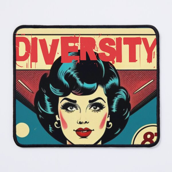 Item preview, Embrace Diversity Retro Vision with 80s Flair  designed and sold by Belarte.shop.