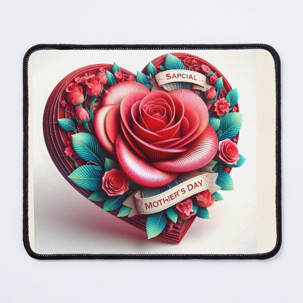 Item preview, Propose Mother's Day 2024: Heart of 3D Red Roses designed and sold by sofia1971.