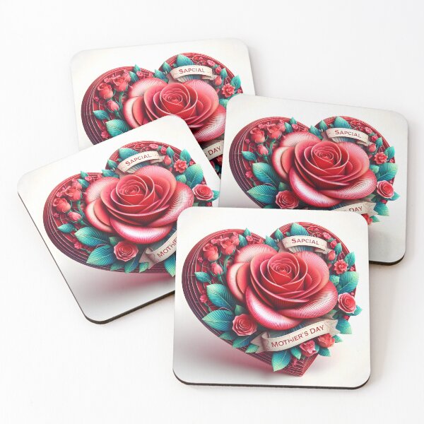 Item preview, Propose Mother's Day 2024: Heart of 3D Red Roses designed and sold by sofia1971.