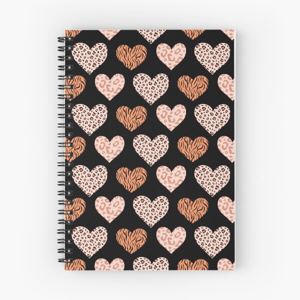 Item preview, Animal print heart pattern designed and sold by AnyMar2023.