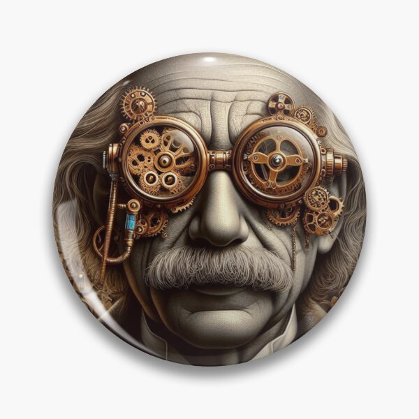 Item preview, Albert Einstein Steampunk  designed and sold by sevenmountains.