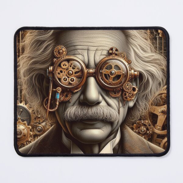 Item preview, Albert Einstein Steampunk designed and sold by sevenmountains.