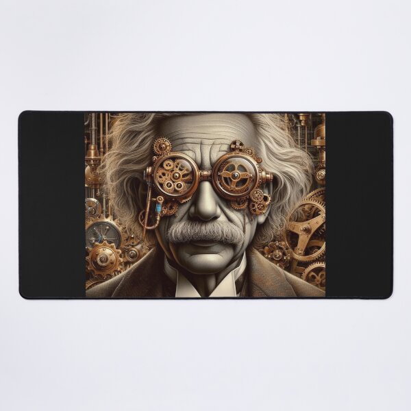 Item preview, Albert Einstein Steampunk designed and sold by sevenmountains.