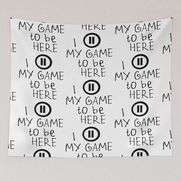 Item preview, I Paused My Game To Be Here designed and sold by kinpirks.