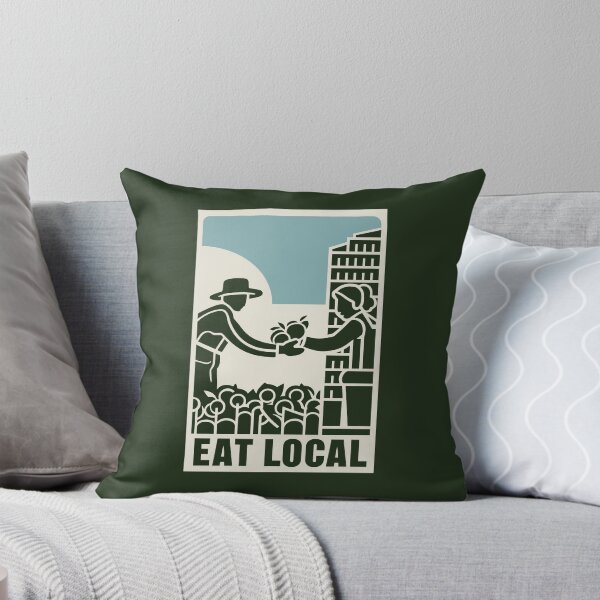 Item preview, EAT LOCAL -eat local food designed and sold by MeringueMango.