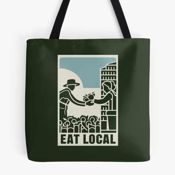 Item preview, COMER LOCAL -comer comida local designed and sold by MeringueMango.