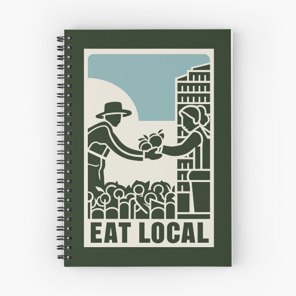 Item preview, EAT LOCAL -eat local food designed and sold by MeringueMango.