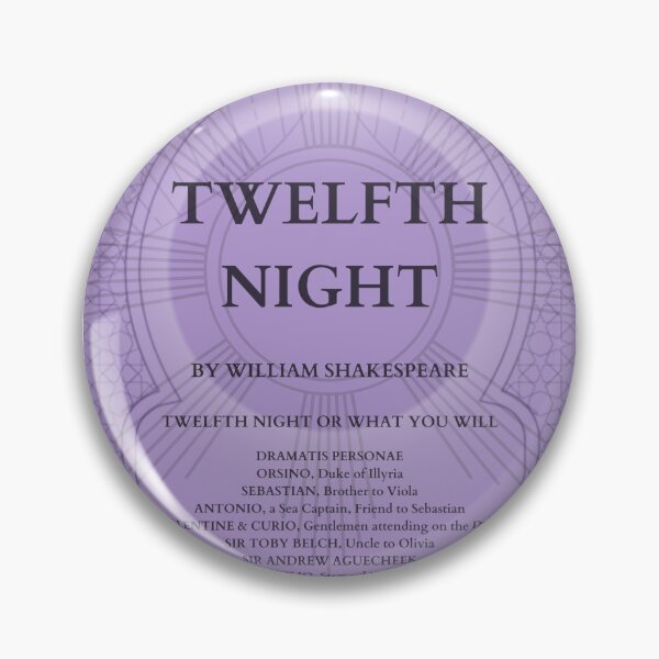 Item preview, Twelfth Night poster designed and sold by HoneyLemonSun.