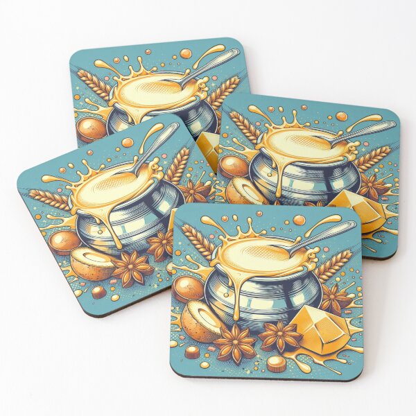 Item preview, Golden Milk: Pop Art Healthy Indulgence designed and sold by StickerStudio27.