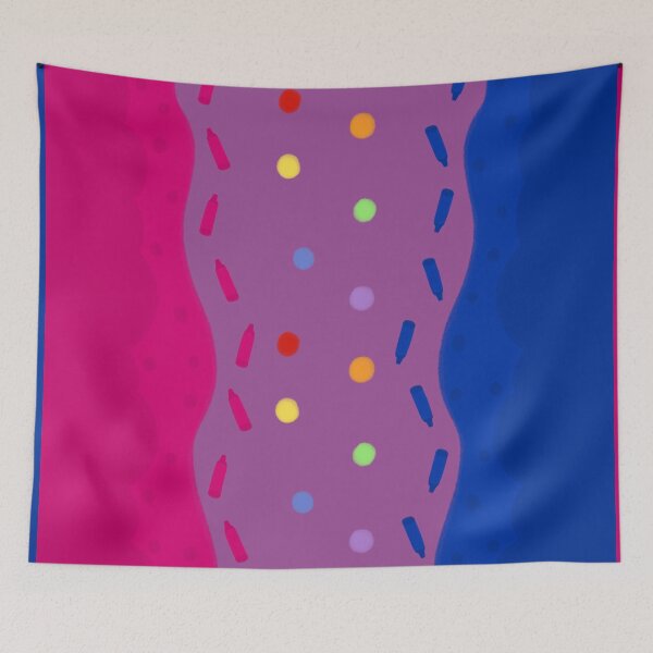 Item preview, Colorful Crayons - Bi Pride designed and sold by WolfBunnyWorks.