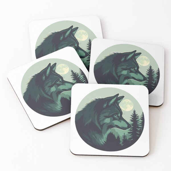 Item preview, Nature Portrait Of Wolf designed and sold by NicolasGlowArt.