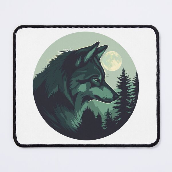 Item preview, Nature Portrait Of Wolf designed and sold by NicolasGlowArt.