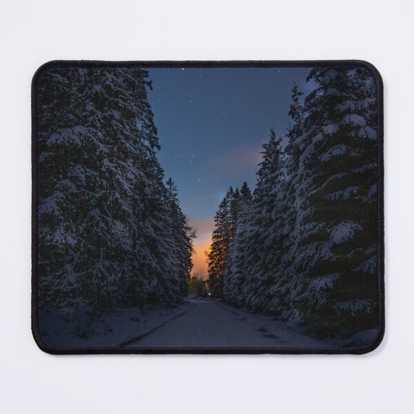 Item preview, Snow-covered road designed and sold by Monochrom4.