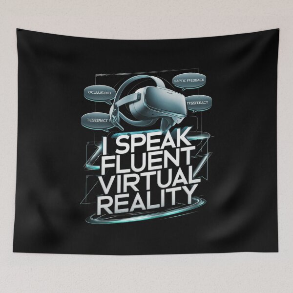 Item preview, Vr Headset I Speak Fluent Virtual Reality designed and sold by HOMEDESIGNPRINT.
