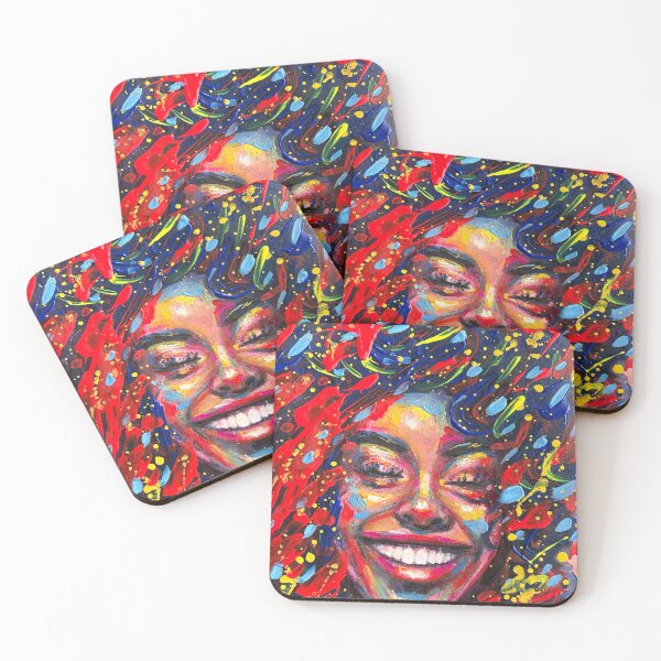 Item preview, happy woman designed and sold by MontekkiArt.