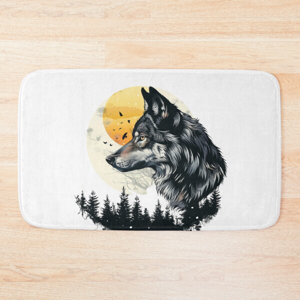Item preview, Wild Wolf Nature  designed and sold by NicolasGlowArt.