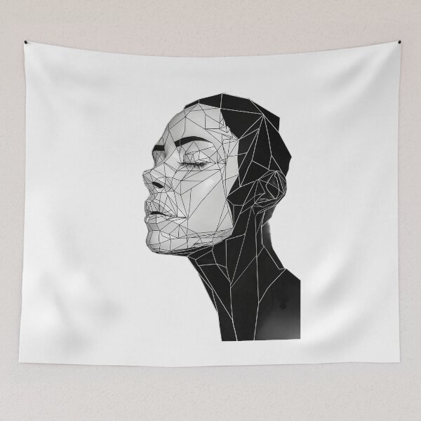 Item preview, Simple geometric origami woman designed and sold by RiSchuDesign.