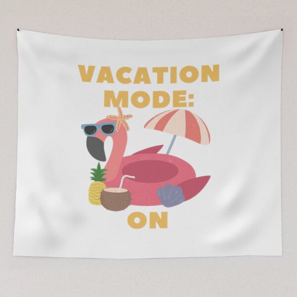 Item preview, Flamingo Vacation Mode ON designed and sold by Sandi-Pandi.