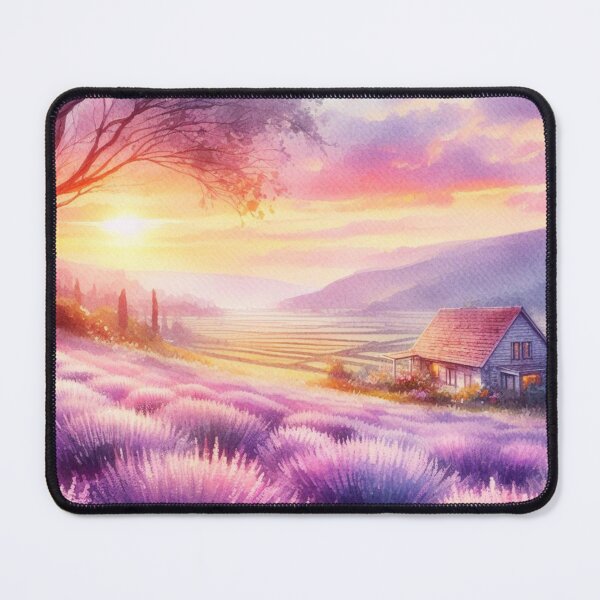 Item preview, Lavender plants in sunset designed and sold by tipitoes.