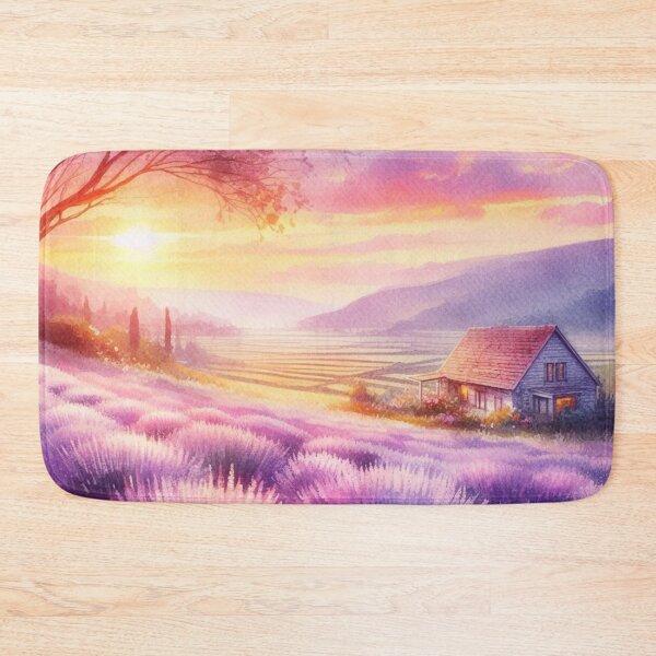 Item preview, Lavender plants in sunset designed and sold by tipitoes.