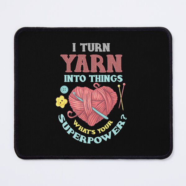 Item preview, I Turn Yarn Into Things Knitting And Crochet Heart Design designed and sold by tshirtexpressiv.