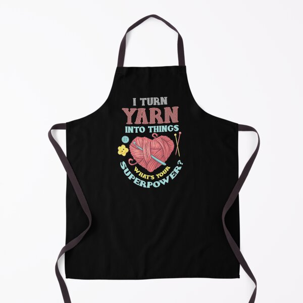 Item preview, I Turn Yarn Into Things Knitting And Crochet Heart Design designed and sold by tshirtexpressiv.