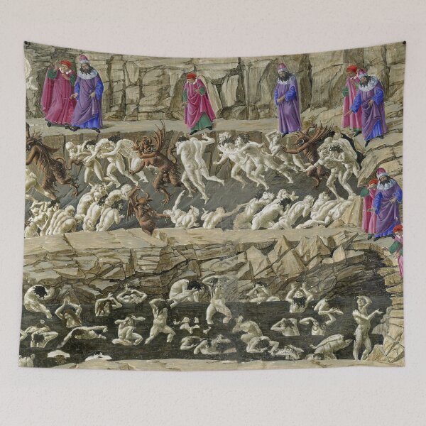 Item preview, Sandro Botticelli - Inferno, Canto XVIII designed and sold by Onodera.