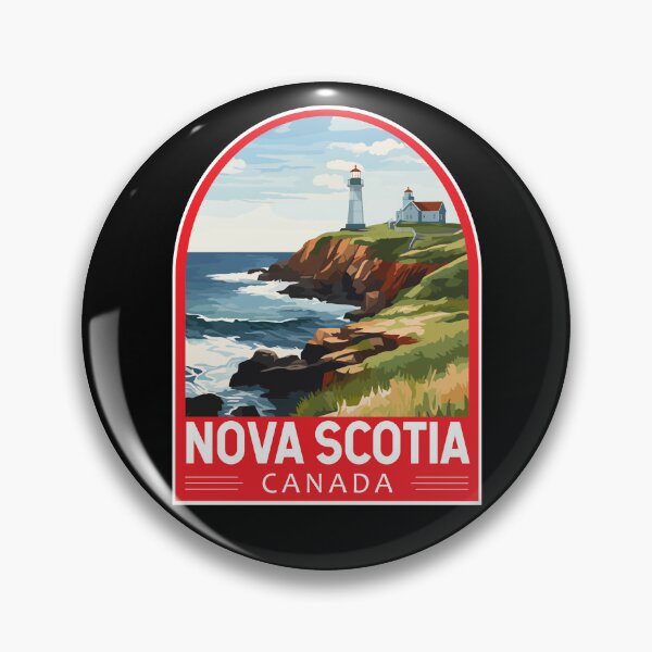 Item preview, Nova Scotia Canada Travel Art Emblem designed and sold by KrisSidDesigns.