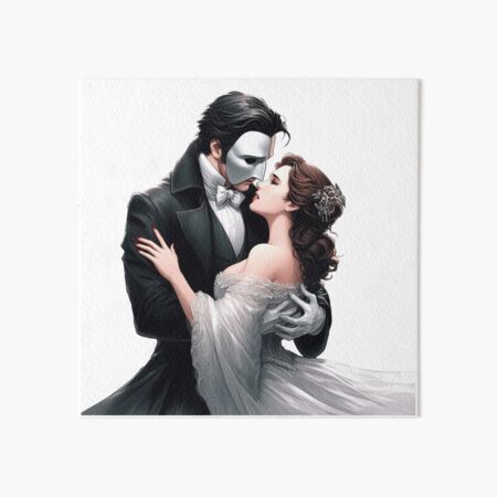Aperçu de l'œuvre Le Fantôme de l'Opéra Happy End créée et vendue par NerdiPop.