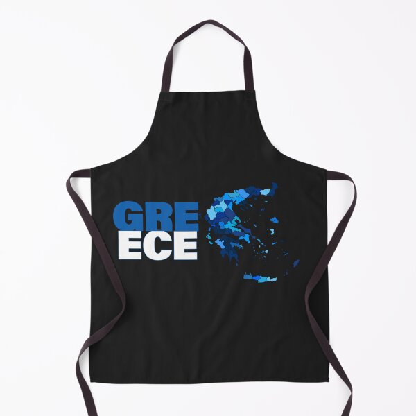 Item preview, Greece Flag Map designed and sold by AnimalsDH305.