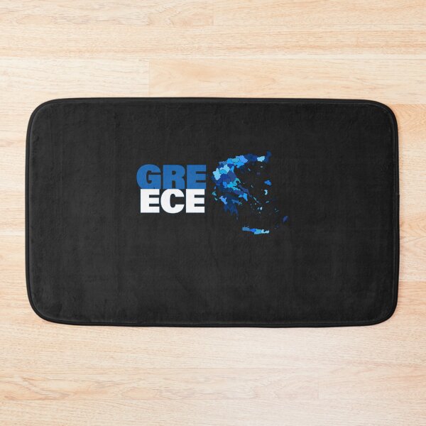 Item preview, Greece Flag Map designed and sold by AnimalsDH305.