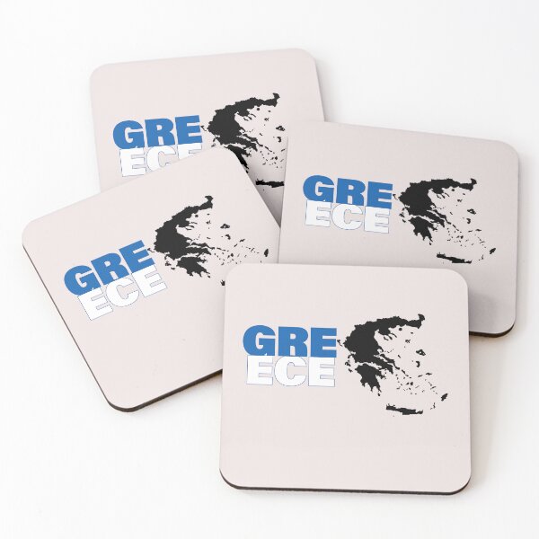 Item preview, Greece Flag Map designed and sold by AnimalsDH305.