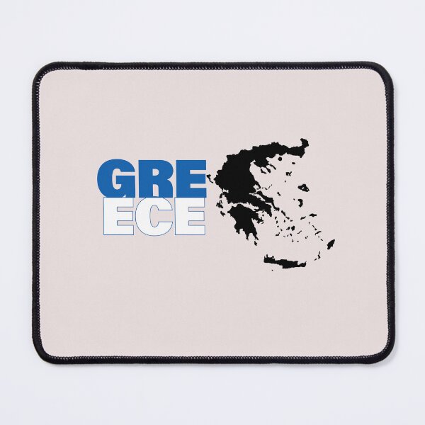Item preview, Greece Flag Map designed and sold by AnimalsDH305.