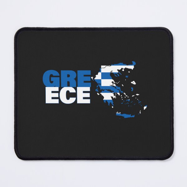 Item preview, Greece Flag Map designed and sold by AnimalsDH305.